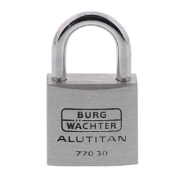 Burg-Wächter padlock, set of 2, 5 mm thickness, 4 keys, Duo 770 30 SB