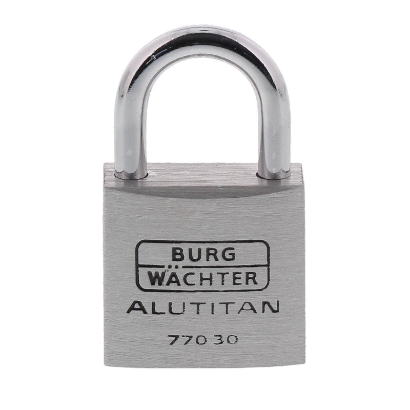 Burg-Wächter padlock, set of 2, 5 mm thickness, 4 keys,