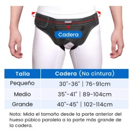 Velpeau Faja Hernia Inguinal Braguero Bilateral Para Adultos