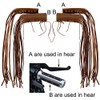 vogueteen Motorcycle Leather Brake Clutch Lever Fringe Long Tassels Grip