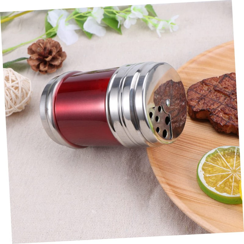 BIUDECO Seasoning Container Set 3 Pcs Stainless Steel Salt Bottle