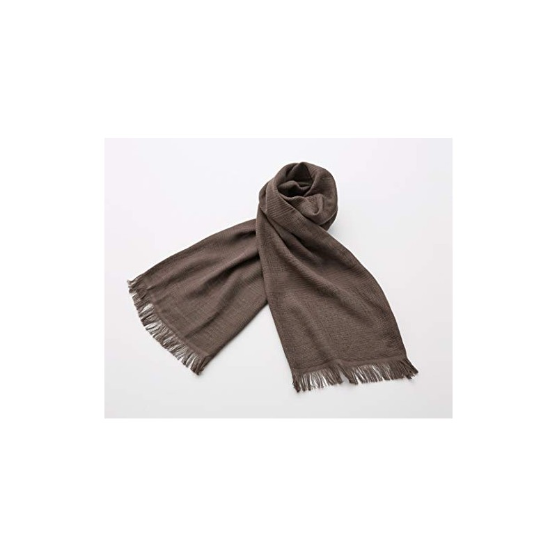 Miyazaki Towel Imabari Scarf 70 Season Series No.45 Coffee