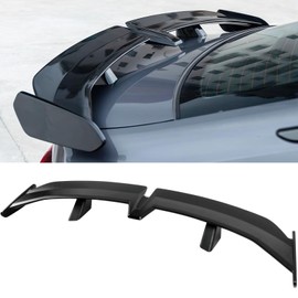 DREAMOTOR 54 Inch Universal Rear Spoiler, PRO Style Car Rear Trunk Spoiler Wing Spoiler Compatible with Mazda Miata RX-7 Chevy Corvette C8 C7 Camaro Nissan Lexus Toyota Honda Civic Ford Mustang Scion