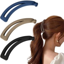 Banana Clips Hair for Fine Thick Hair 5 Pcs Large Banana Hair Clip for Women Girls Non Slip Banana Barrettes Strong Hold Hair Fish Hair Accessories Banana Hair Claw Clips