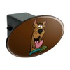 GRAPHICS & MORE Scooby-Doo Headshot Oval Tow Trailer Hitch Cover