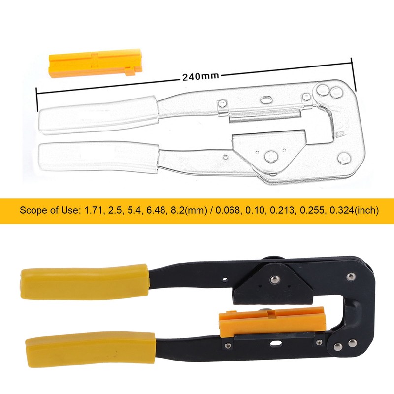 SK‑214 Flat Ribbon Cable Crimper High Carbon Steel Hand Wire