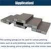 Tonmp 6 PCS 320 Grit Hand Sanding Blocks Set -