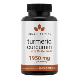 Cúrcuma Curcumina 95% de Luma Nutrition, 90 Cápsulas