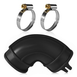 WD24X33918 Dishwasher Circulation Pump to Sink Elbow Hose Replacement for GE WD19X25460 WD19X25700 AP7219295 4983108 Dishwasher Elbow Hose Kit w/2 Clamps