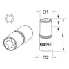 KS Tools 918.3977 3/8 CHROME + TX Socket E11
