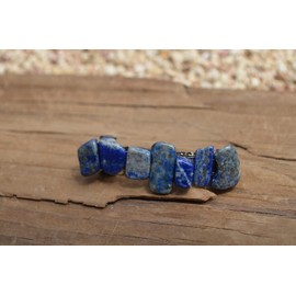 Lapis Lazuli Stone French Barrette Hair Clip
