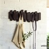 Umbra Sticks Wall-Mounted Coat Rack Rail Hook with 5 Retractable