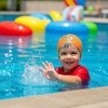 PD Kids Swimming Cap – Cartoon PU Swim Cap for