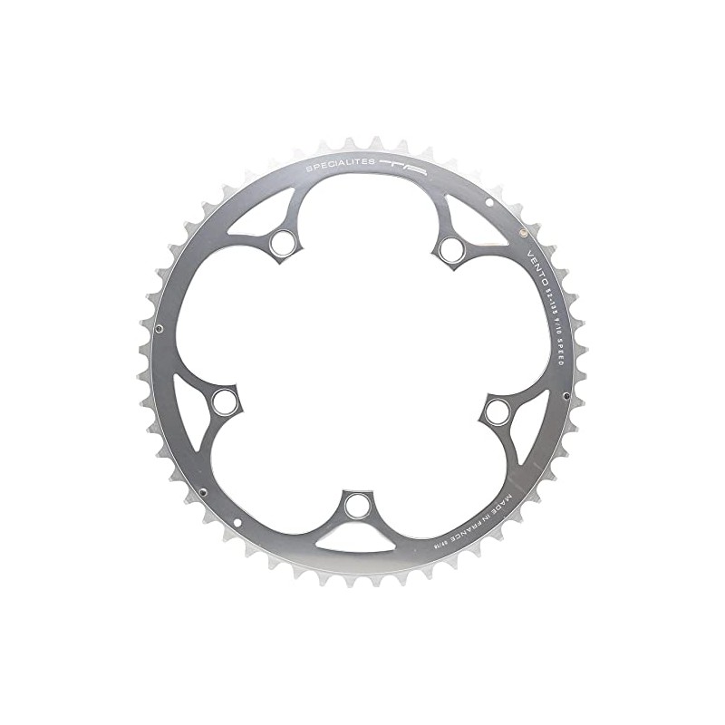 Spécialités TA Vento 135pcd Campagnolo 9/10 Speed Chainring, Silver, 50T
