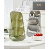 Hosoncovy Countertop Cutlery Drying Holder 3 Tier Cutlery Drainer Tableware