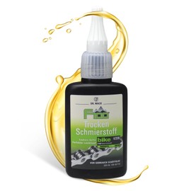 DR. WACK F100 Trocken Schmierstoff 50 ml - Kettenöl schmutz- & wasserabweisend - Schutz vor Korrosion & Verschleiß - Schmiermittel für alle Fahrräder - Hochwertige Fahrradpflege