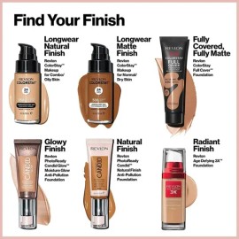Revlon Colorstay Full Cover Longwear Matte Foundation, Heat