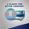 Gillette5 Mens Razor Blade Refills, 12 Count, Lubrastrip for a