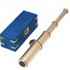 Solid Brass Pirate Spyglass Telescope – Antique Handheld Sailor Scope