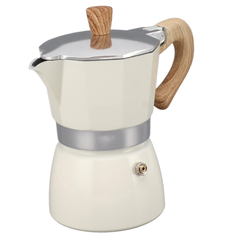 Moka Coffee Pot Octagonal Aluminum Classic Portable Hand Brewing Coffee