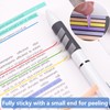Ruksifg 2480 Sheets Transparent Highlighter Tape Removable Sticky Tabs Highlighter
