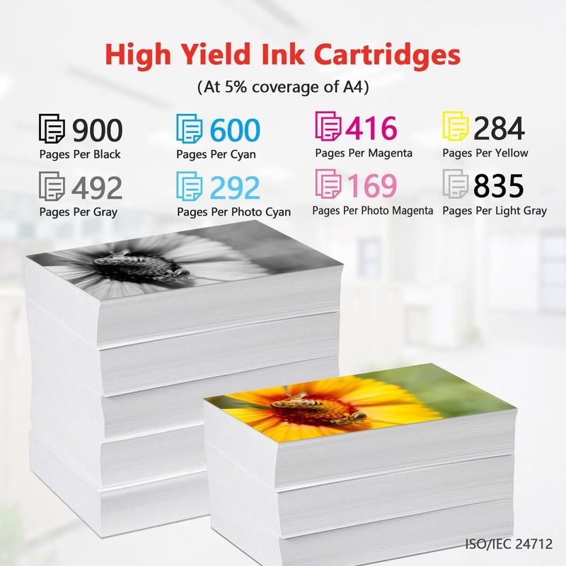 MeaBefit CLI42 CLI-42 Ink Cartridges High Yield Replacement for Canon
