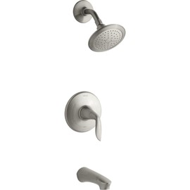 KOHLER K-T5318-4-BN Refinia Bath and Shower Trim, Valve Not Included, Vibrant Brushed Nickel