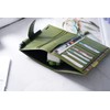 Moterm Leather Cover for Stalogy B6 - with Back Pocket,