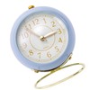 European Style Metal Clock Ingenious Mute Round Children Electronic Quartz