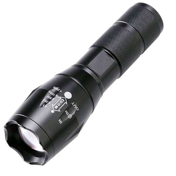 BESTSUN 2500 Lumen Zoomable Cree XML-T6 LED 18650 Flashlight Focus