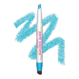 Lime Crime Electric Slide Eyeshadow & Brush Stick, Metalic Teal, Chill Pill