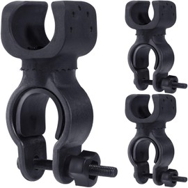 HINZIC 3pcs Cane Holder for Walker Universal Plastic Walking Stick Holder Wheelchair Accessories for Electric Scooters Elderly Seniors Walkers Crutch Holder