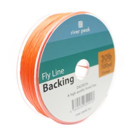 river peak Backing Line Dacron 100yard (Orange, 20lb)