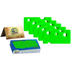 Soothing Wellness Essentials 5 Pack Essential Oils Opener Key Tool Set (Basil Green) - The Perfect Opener and Remover Accessory for Roller Balls and Caps on Most Bottles