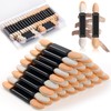 MORGLES Double Head Eyeshadow Applicators 50pcs Disposable Eyeshadow Brush with