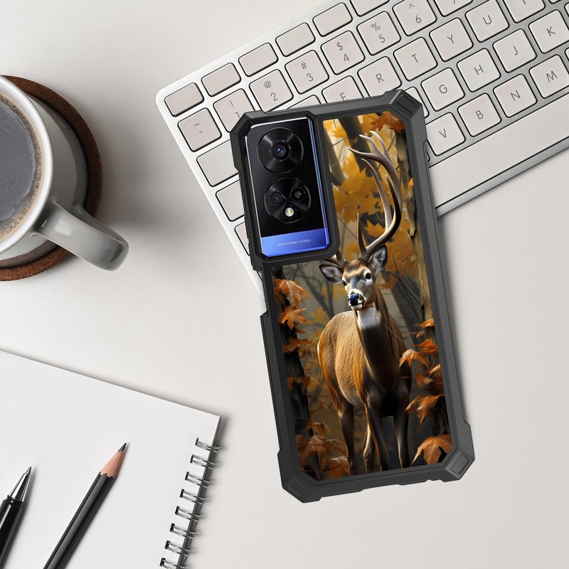 for TCL 50 XE Case,Heavy Duty Dual Layer Slim Shockproof