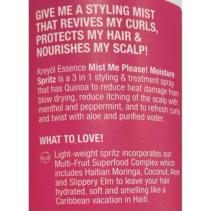 KREYOL ESSENCE Mist me, Please!
