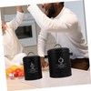 Ciieeo 2pcs Vegetable Storage Tins Lightblocking Onion and Potato Canisters