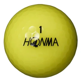 Honma Golf Ball D1 D-1 BT2201 2-Piece Soft Ionomer Flying Distance Golf Balls 1 Dozen 12 Balls Costa Honma Golf Honma Honma HONMA BT2201 Yellow