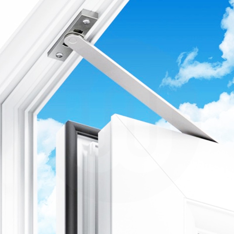 Home Secure™ uPVC Door Restrictor Stay. 335mm For uPVC, Aluminium,
