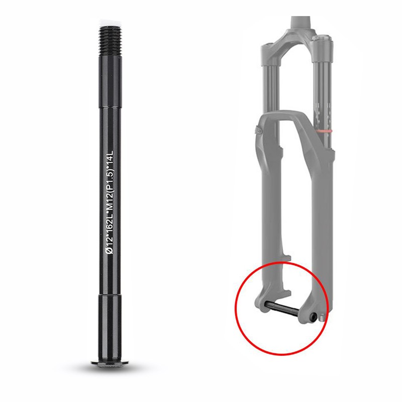 Bike Bicycle Front Hubs Tube Shaft Fork Thru Axle Lever