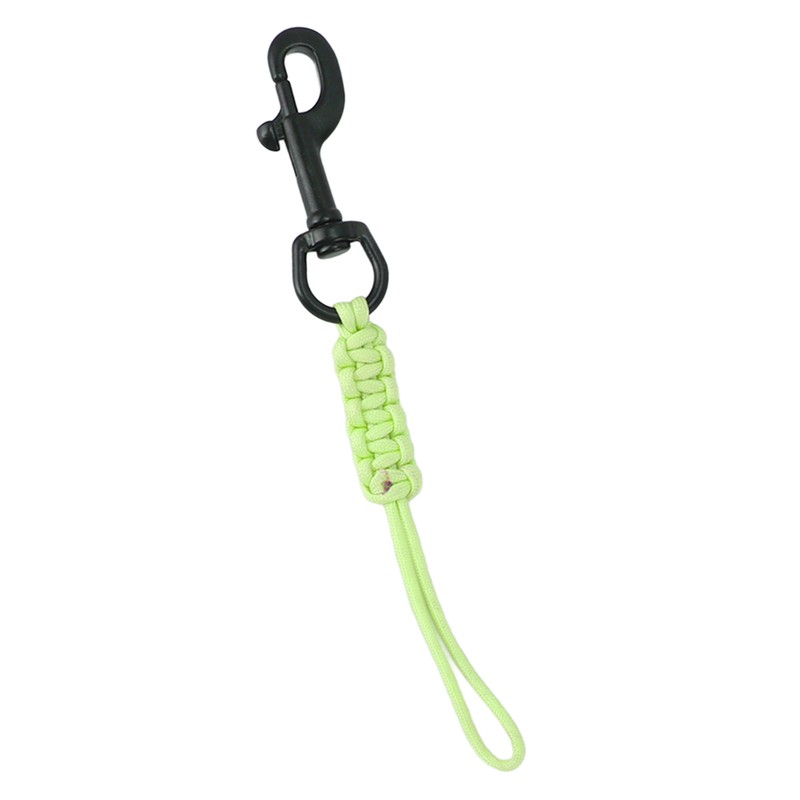 Hand Woven Diving Lanyard Anti Lost Strap Luminous Underwater Safety