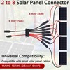 IFYKIM Solar Parallel Connectors for 2-3-4 Solar Panels, Tool-Free MC4