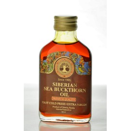 Siberian Sea Buckthorn Oil 100 Ml, Premium Quality, Natural, First Cold Press - 3.4 Fl Oz