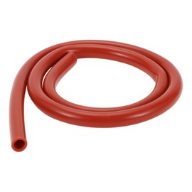Hihaha Silicone Vacuum Tubing Hose Automotive Vacuum Line High Temperature 3.3FT 3/8" 10mm ID 2mm Thickness 1 Pcs Red