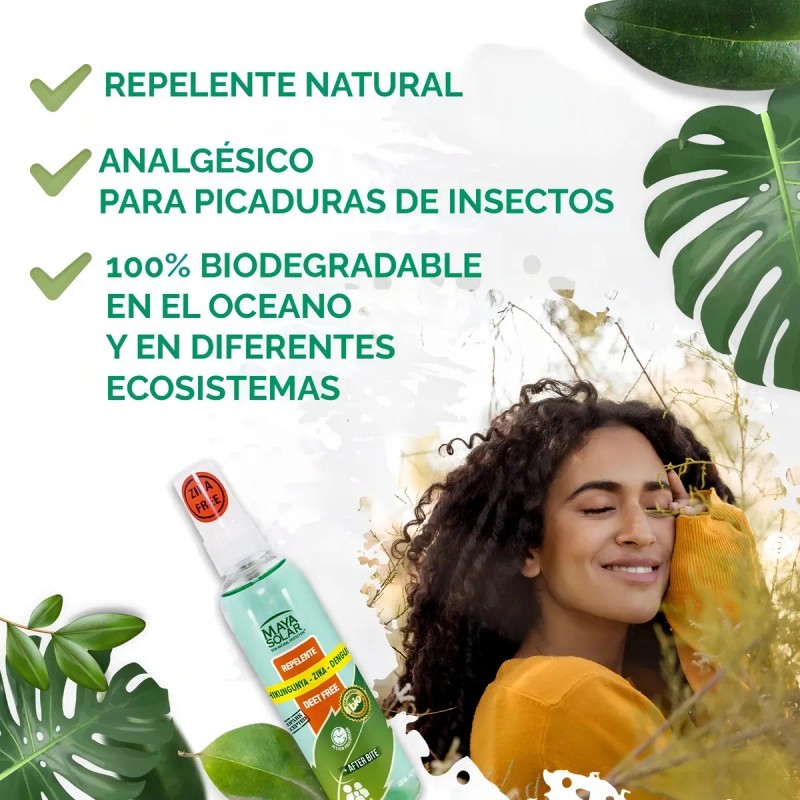 Kit De Bloqueador Solar Biodegradable Fps 50+ Con Repelente