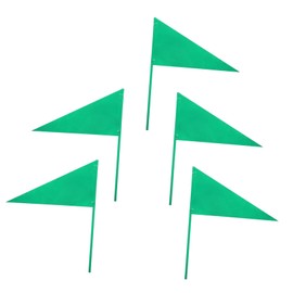 SUPVOX 5pcs Sturdy Iron Corner Flags for Training Marking Flags for Shot Put Flagging Durable Field Supplies Lightweight and Portable