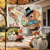 Thanksgiving Flag 3x5 Outdoor, Double Sided Happy Thanks Giving Flags