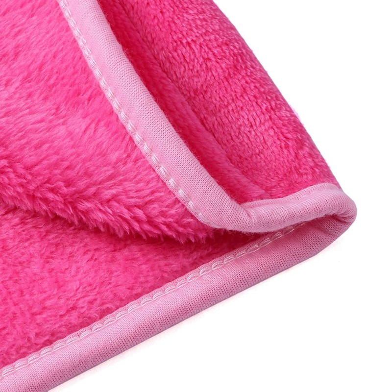 Bowknot Hooded Robe Warm Soft Sleepwear Housecoat, Rose Red, Toddler