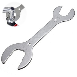 YANJINGHE Bicycle Tool Wrench, 30/32/36/40 mm Bicycle Hub Wrench, Wrench, Multi-Head Repair Tool, for MTB, Bicycle, Mountain Bike (Silver)